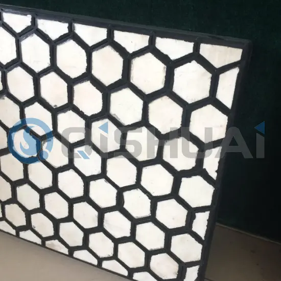 Ceramic Rubber Composite Plates